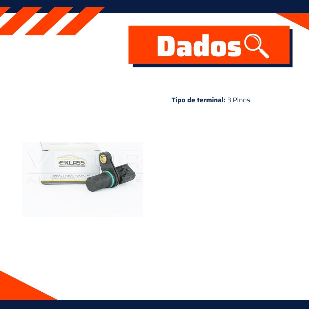 Sensor de Rotação para Ford Ranger e Troller T4 - E-Klass - ESR4039