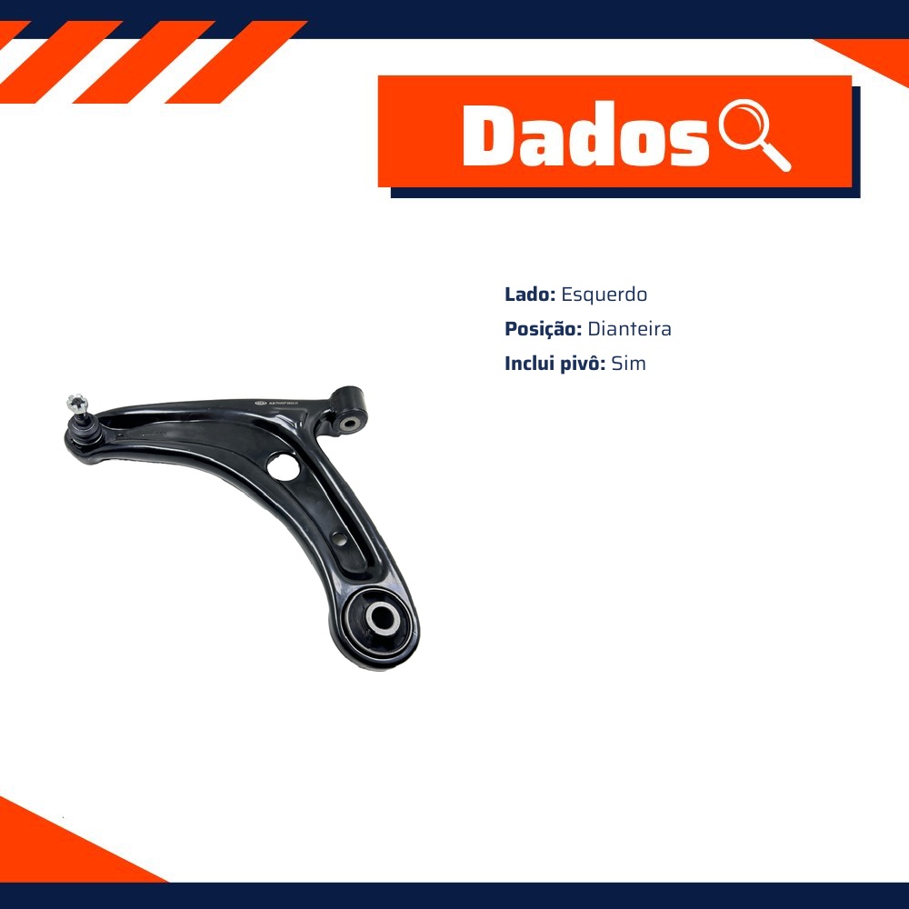 Bandeja Dianteira Esquerda para Honda FIT - IMA - ALB-7005EP