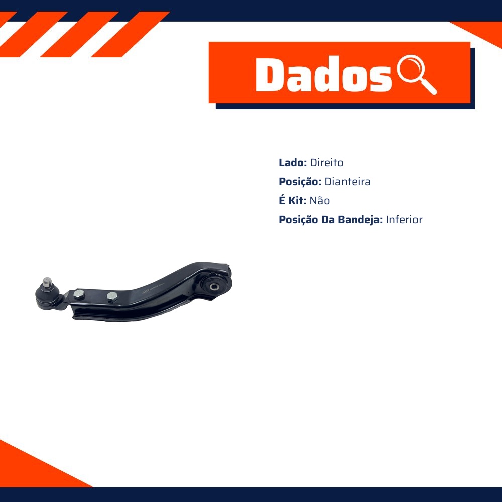 Bandeja Inferior Dianteira Direita - IMA - ALB-3001DP