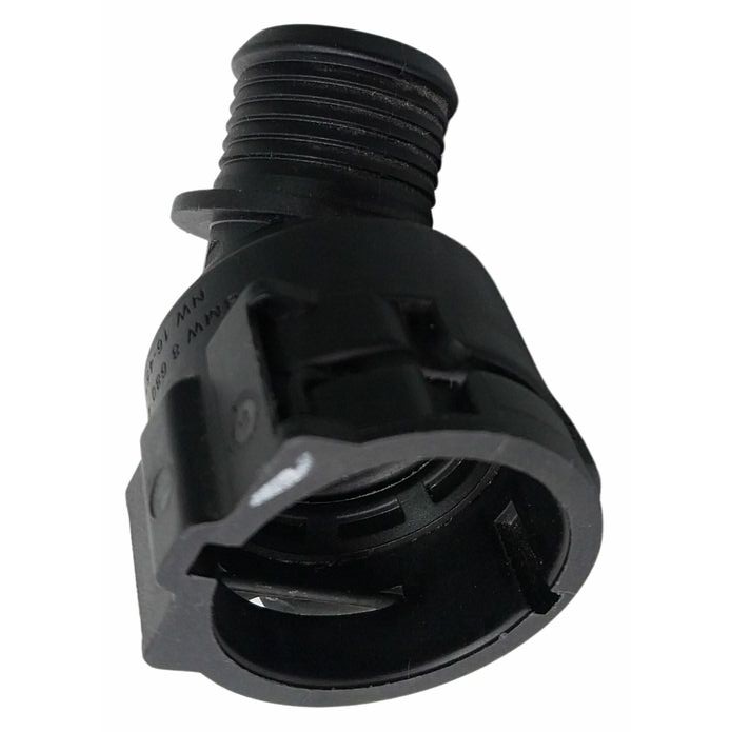Flange da Mangueira Superior do Radiador (Conector 45°) para BMW X5 e X6 - MG Mangueiras - MG1697