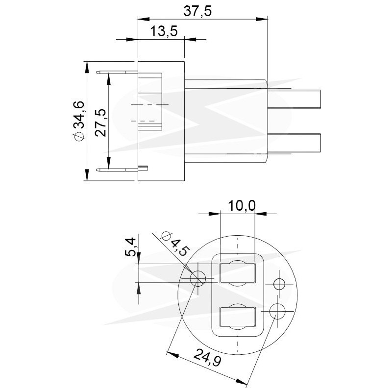 Porta Escovas para Alternador - Unifap - 22322