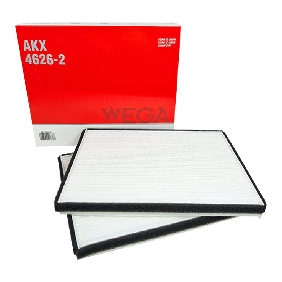 FIltro de Ar Condicionado Cabine para JCB 3CX 4T e 4CX - Wega - AKX-4626-2