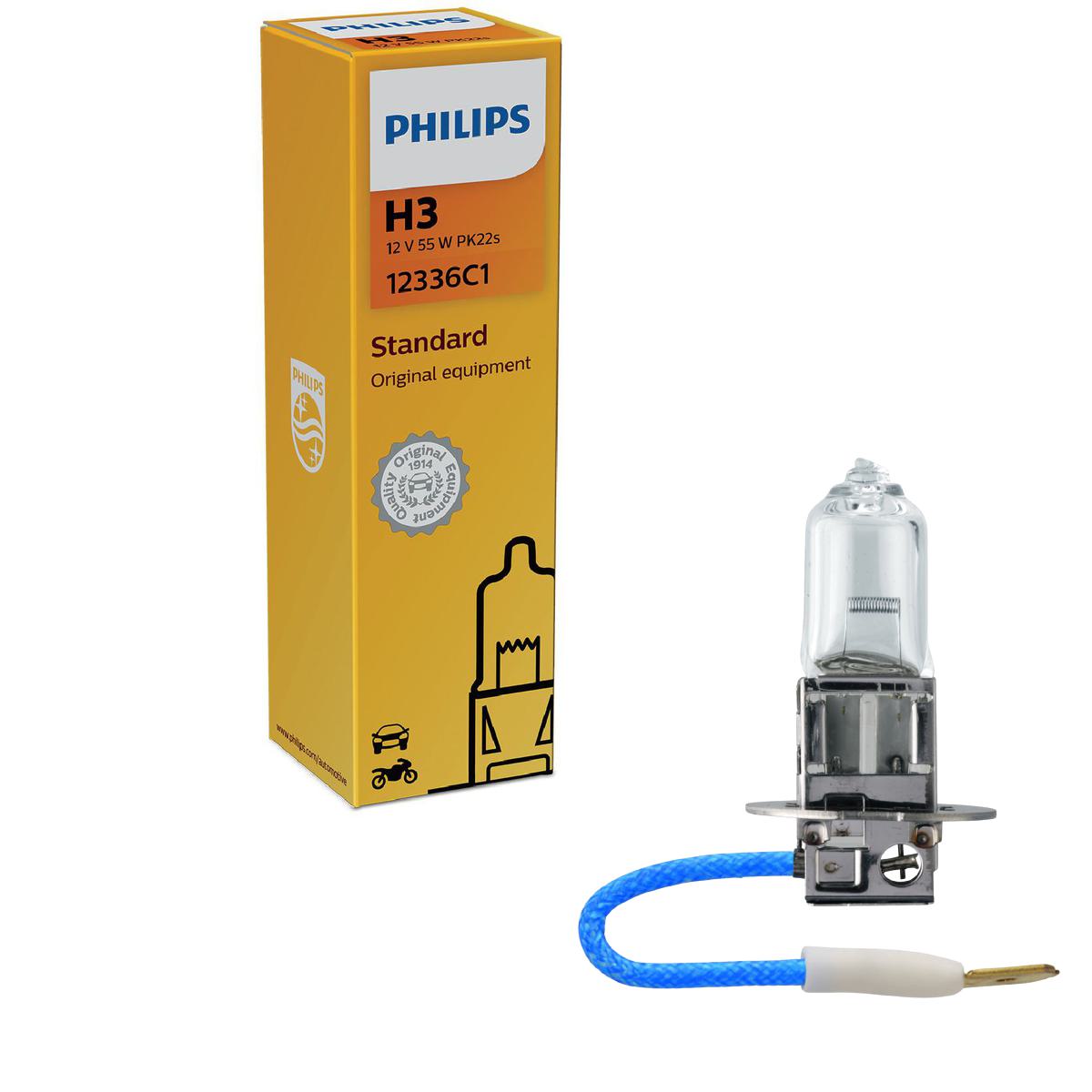Lâmpada do Farol H3 12V - Philips - 12336C1