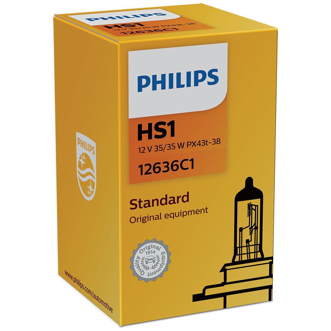 Lâmpada do Farol Moto HS1 - Philips - 12636C1