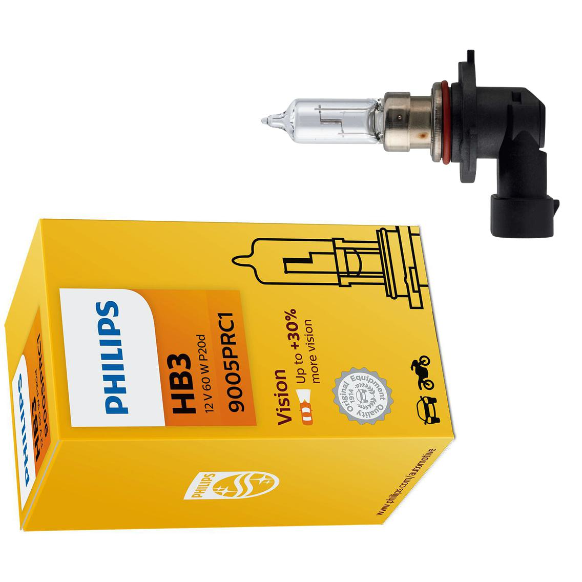 Lâmpada do Farol HB3 12V - Philips - 9005PRC1