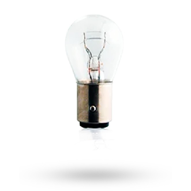10 Lâmpadas Freio/Lanterna P21/5W 12V 2 Polos - Haloway - P21/5W 12V HAL