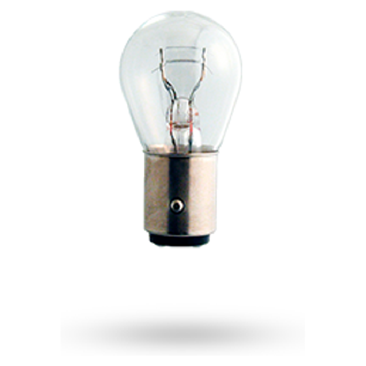 10 Lâmpadas Freio/Lanterna P21/5W 24V 2 Polos - Haloway - P21/5W 24V HAL