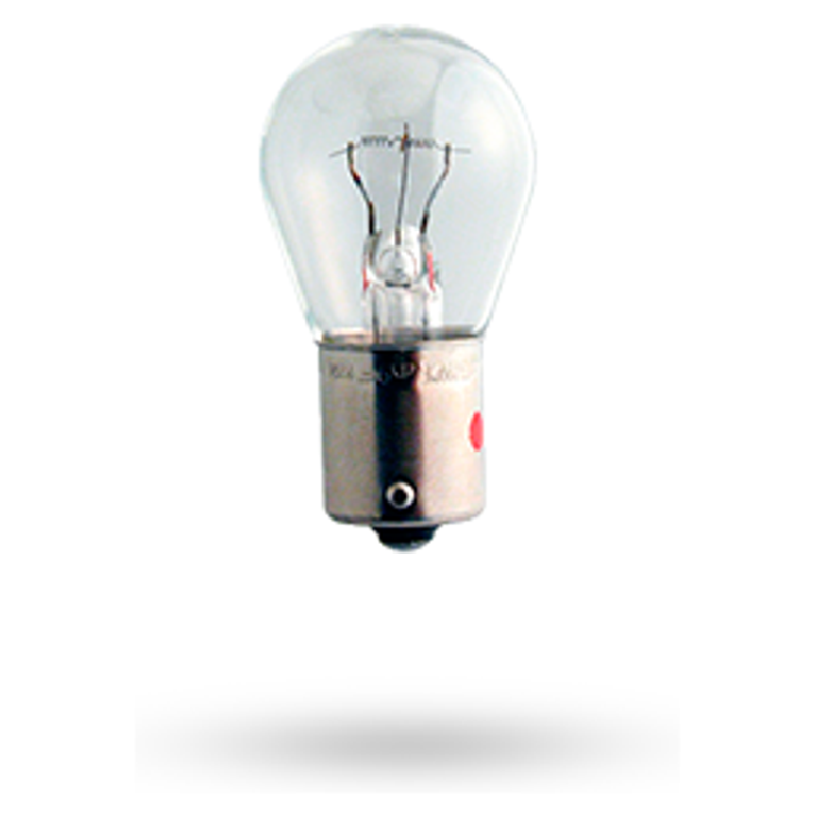 10 Lâmpadas Freio/Lanterna P21W 24V 1 Polo - Haloway - P21W 24V HAL
