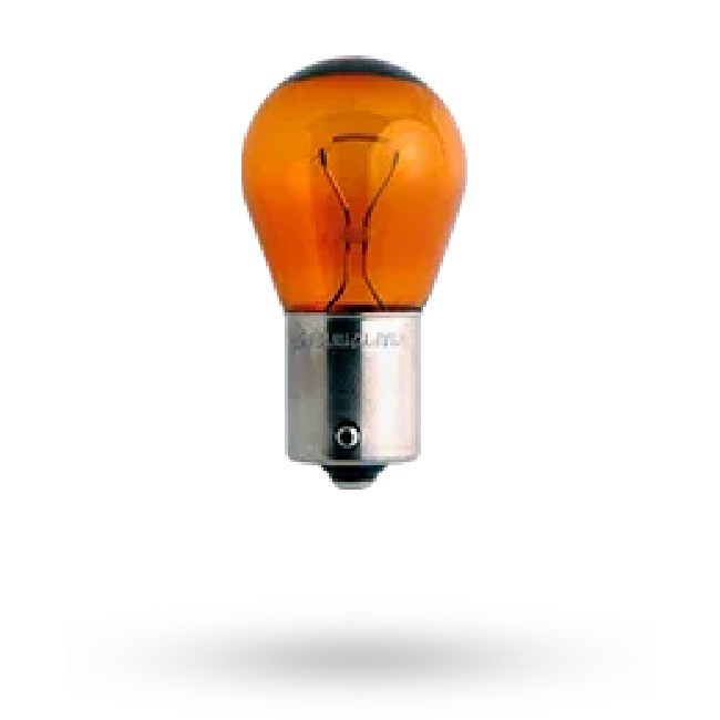 10 Lâmpadas Freio/Lanterna PY21W 12V Ambar - Haloway - PY21WNA HAL
