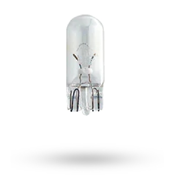 10 Lâmpadas Freio/Lanterna W5W 12V T10 Pingão - Haloway - W5W 12V HAL
