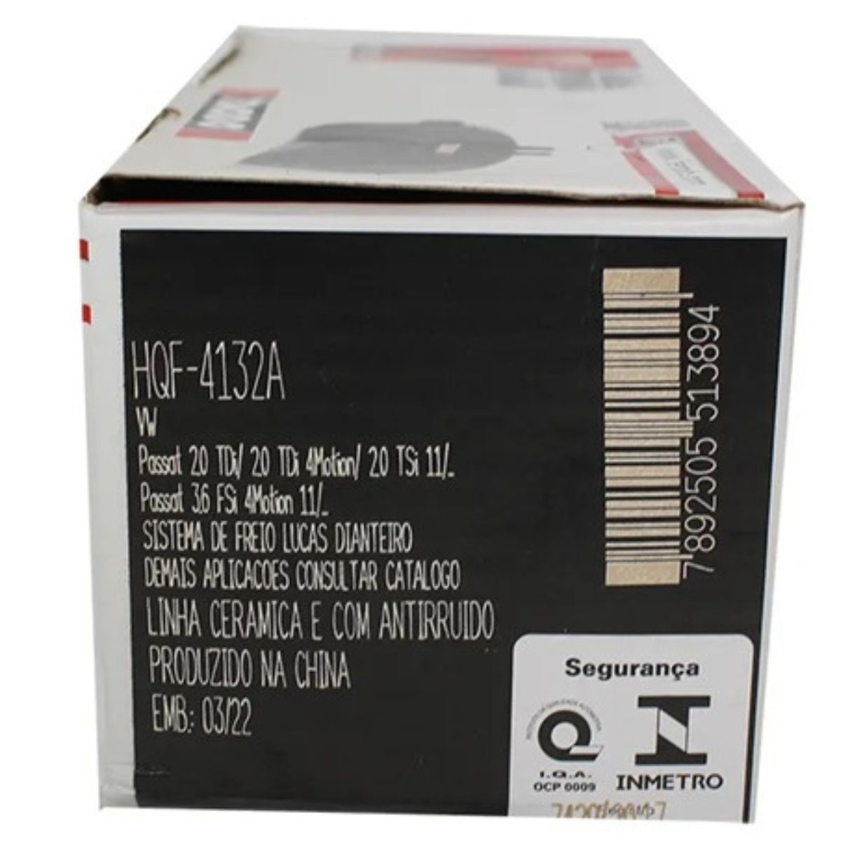 Pastilha de Freio Dianteira para Volkswagen Passat e Tiguan - Ferodo - HQF-4132AC