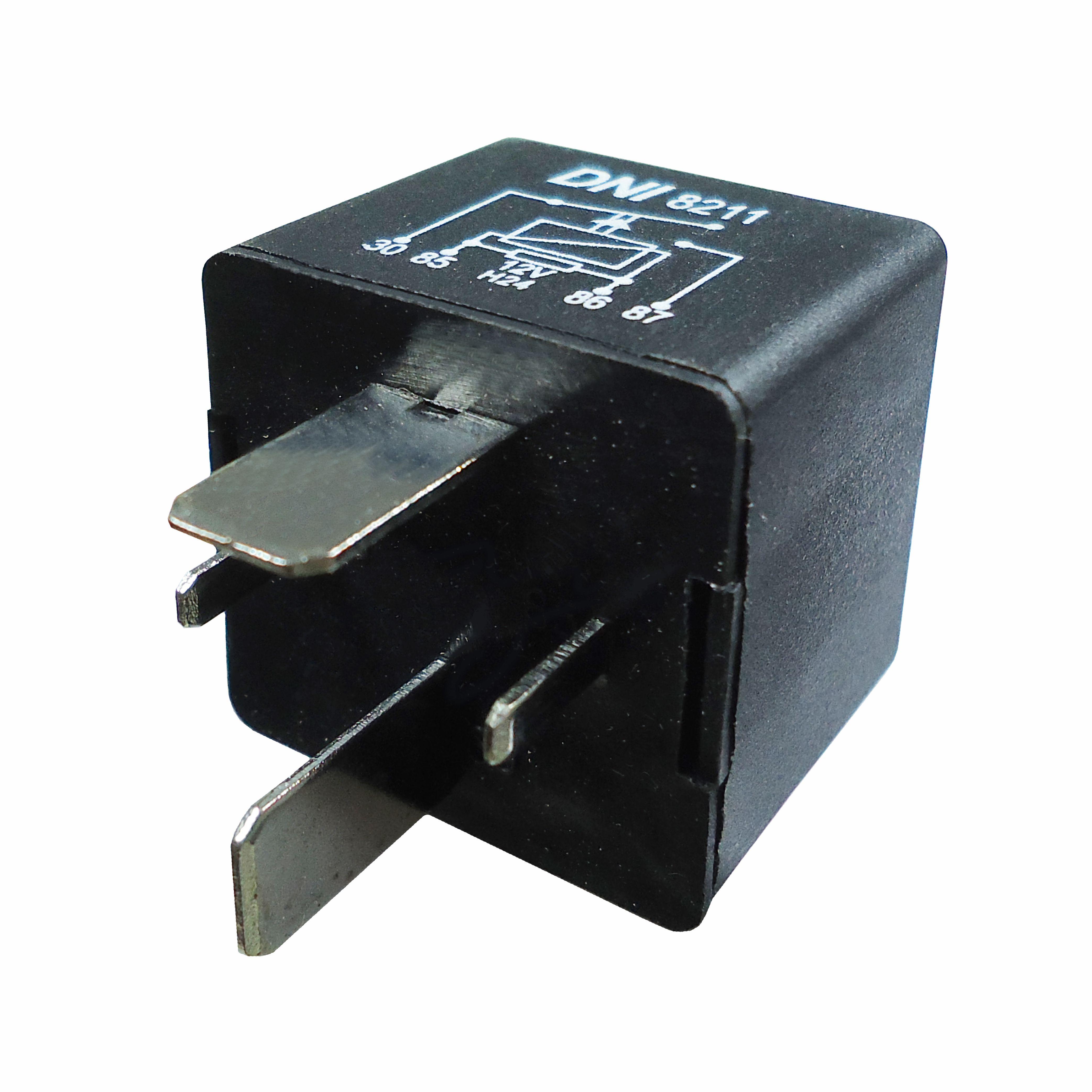 Relé Auxiliar 12V 4 Terminais - DNI - 8211