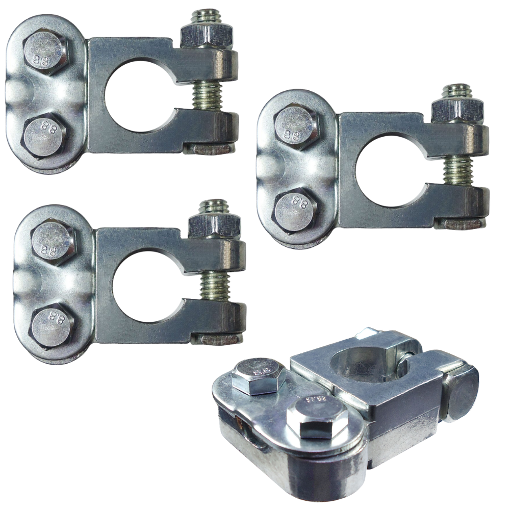 Jogo 4 Terminais de Bateria Sapão Reforçado para Cabos até 120mm² - DNI - 7575PC