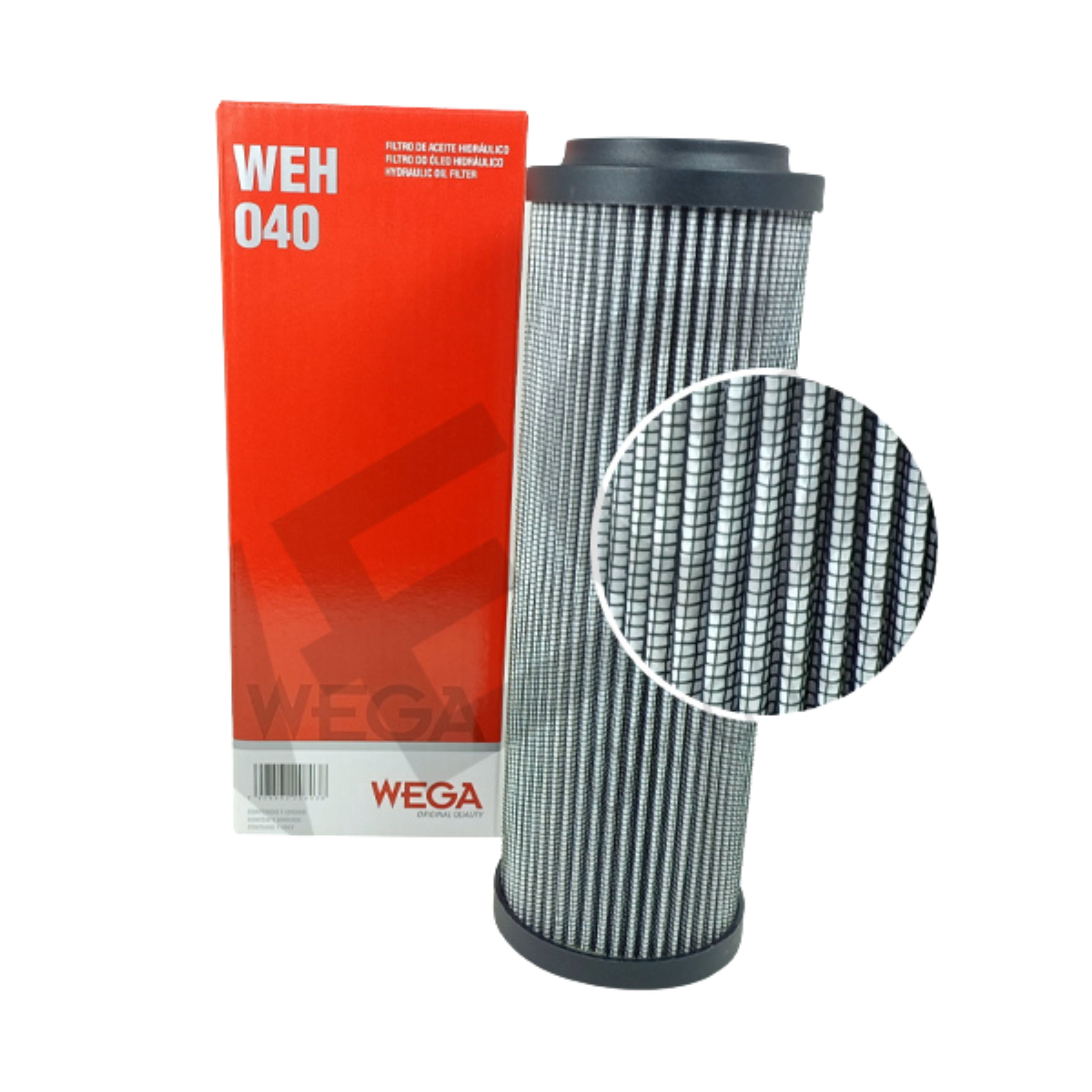 Filtro de Óleo Hidráulico - Wega - WEH-040