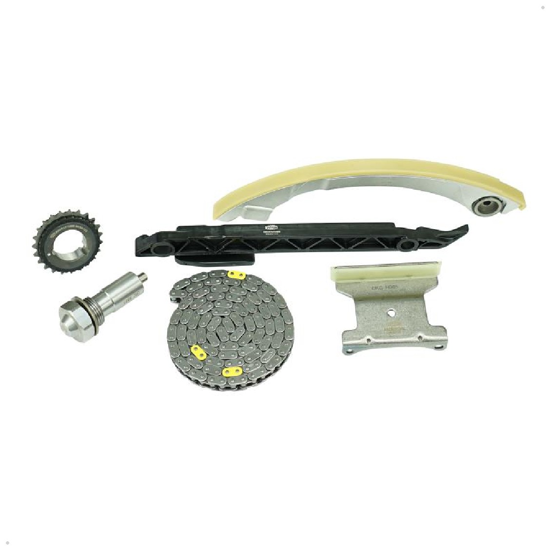 Kit Corrente e Acessórios 1 Corrente, 1 Engrenagem, 3 Guias, 1 Tensor - Magneti Marelli - KDC01072MM