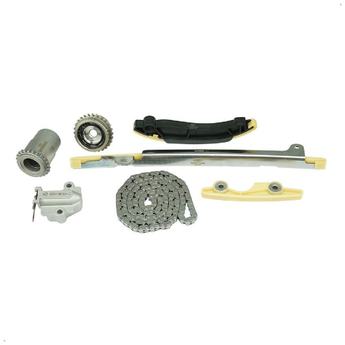 Kit Corrente e Acessórios 1 Corrente, 2 Engrenagens, 3 Guias, 1 Tensor - Magneti Marelli - KDC01015MM