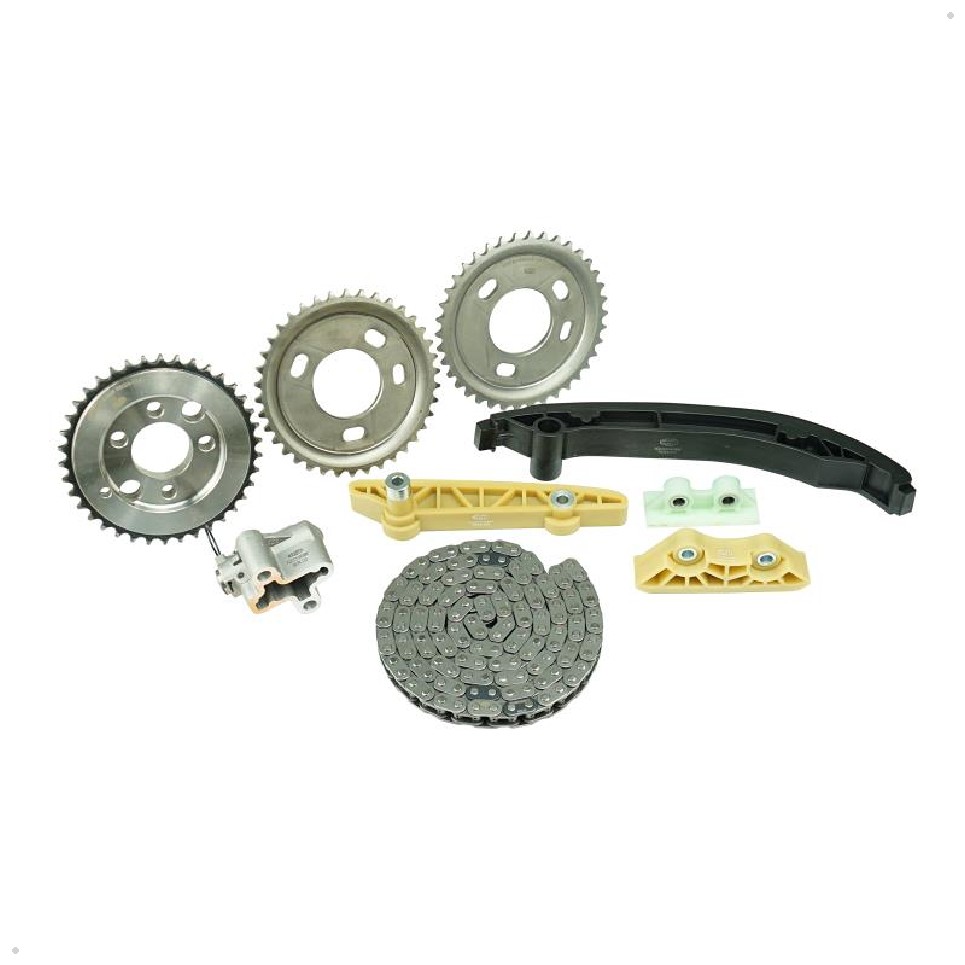 Kit Corrente e Acessórios 1 Corrente, 3 Engrenagens, 4 Guias, 1 Tensor para Ford Ranger e Transit - Magneti Marelli - KDC01046MM