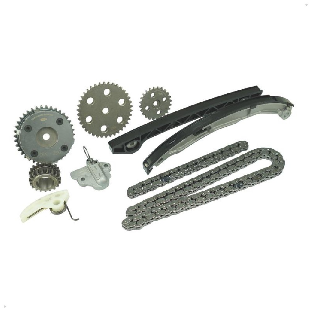 Kit Corrente e Acessórios 2 Correntes, 3 Engrenagens, 3 Guias, 1 Tensor - Magneti Marelli - KDC01086MM