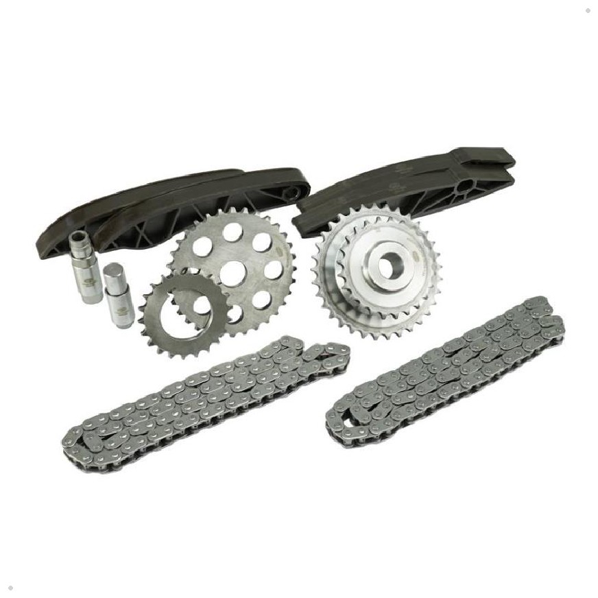 Kit Corrente e Acessórios 2 Correntes, 3 Engrenagens, 4 Guias, 2 Tensores para Troller T4 - Magneti Marelli - KDC01012MM