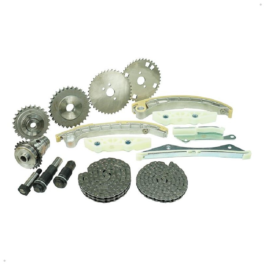 Kit Corrente e Acessórios 2 Correntes, 5 Engrenagens, 6 Guias, 3 Tensores - Magneti Marelli - KDC01029MM