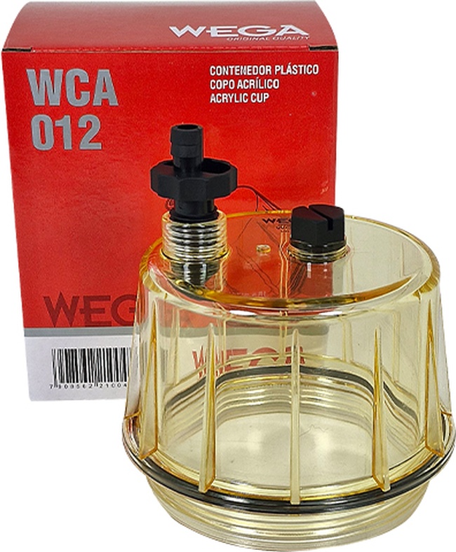 Copo Acrílico 3/3-4uns Rosca 108,2mm - Wega - WCA-012