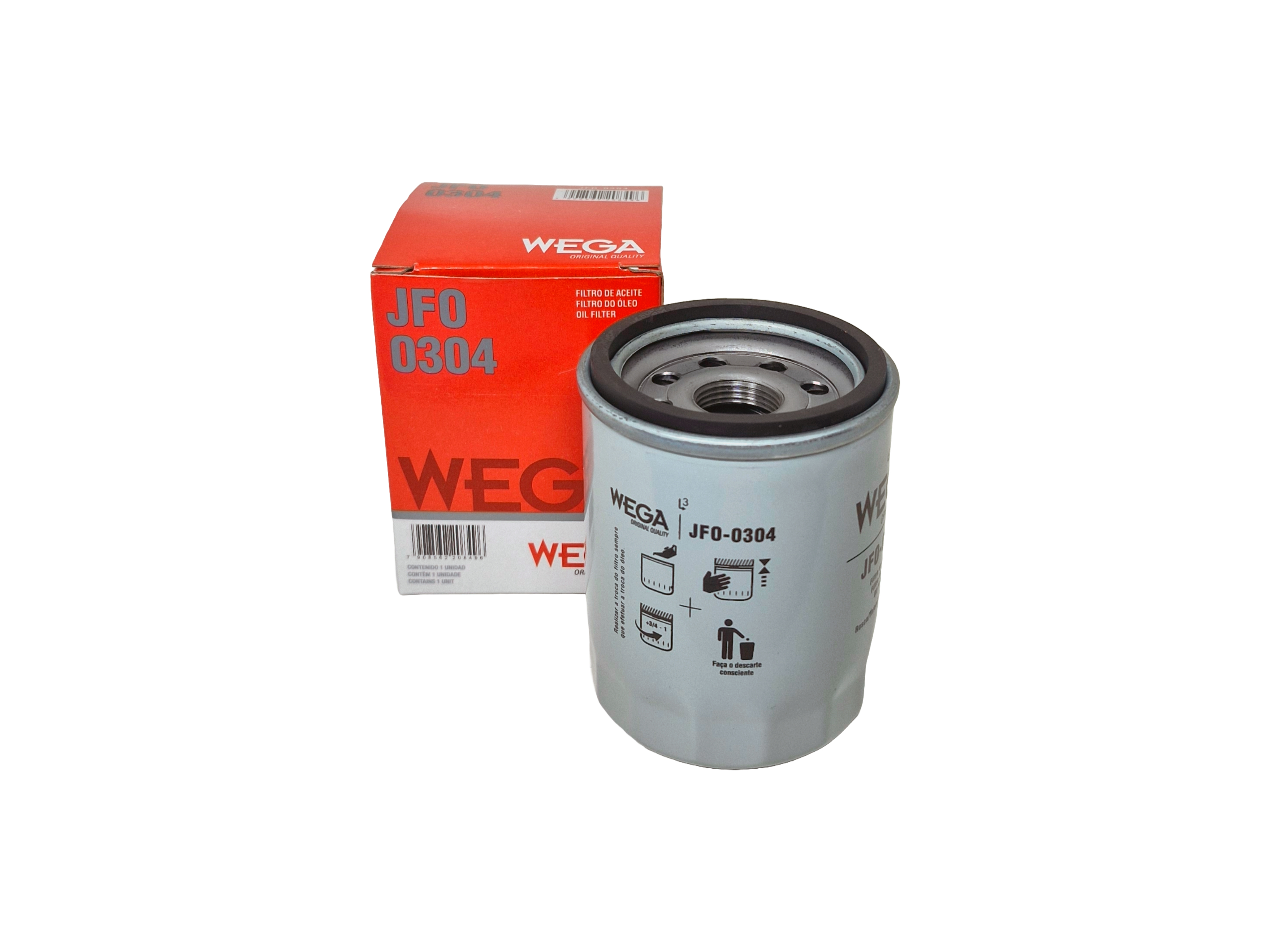 Filtro Blindado de Óleo Hidráulico - Wega - JFO-0304