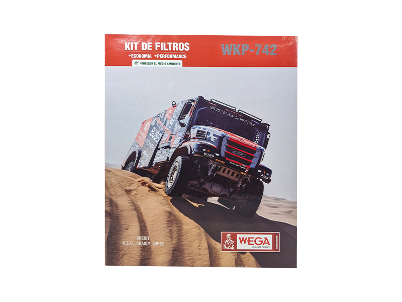Kit Troca Completa Filtros Óleo 2 Combustível para Volvo FH FM FMX NH12 D13C 16/22 - Wega - WKP-742