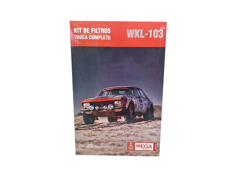 Kit Filtros de Ar Combustível Óleo e Cabine para Citroen C3 e Peugeot 208 - Wega - WKL-103