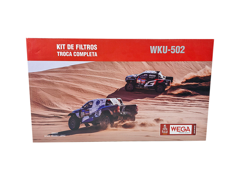 Kit Troca Completa Filtro de Ar, Combustível, Óleo e Cabine para Toyota Hilux e SW4 - Wega - WKU-502