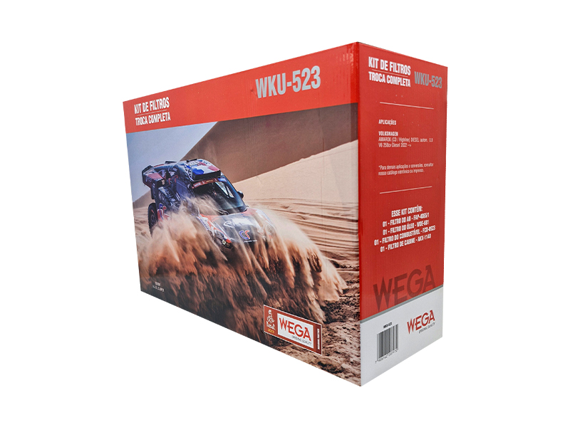 Kit Troca Completa Filtro de Ar, Combustível, Óleo e Cabine para Volkswagen Amarok - Wega - WKU-523
