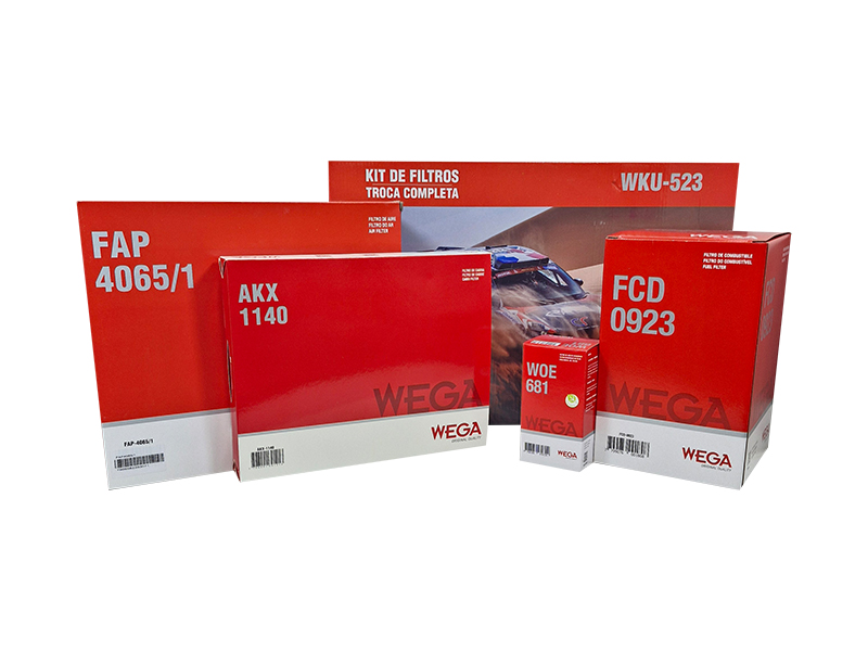 Kit Troca Completa Filtro de Ar, Combustível, Óleo e Cabine para Volkswagen Amarok - Wega - WKU-523