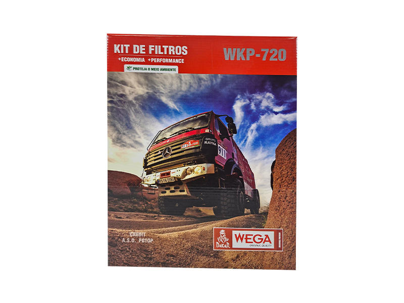 Kit Troca Filtros Óleo Combustível Água para MB 1620L Atego Axor OM906 926LA 06/17 - Wega - WKP-720