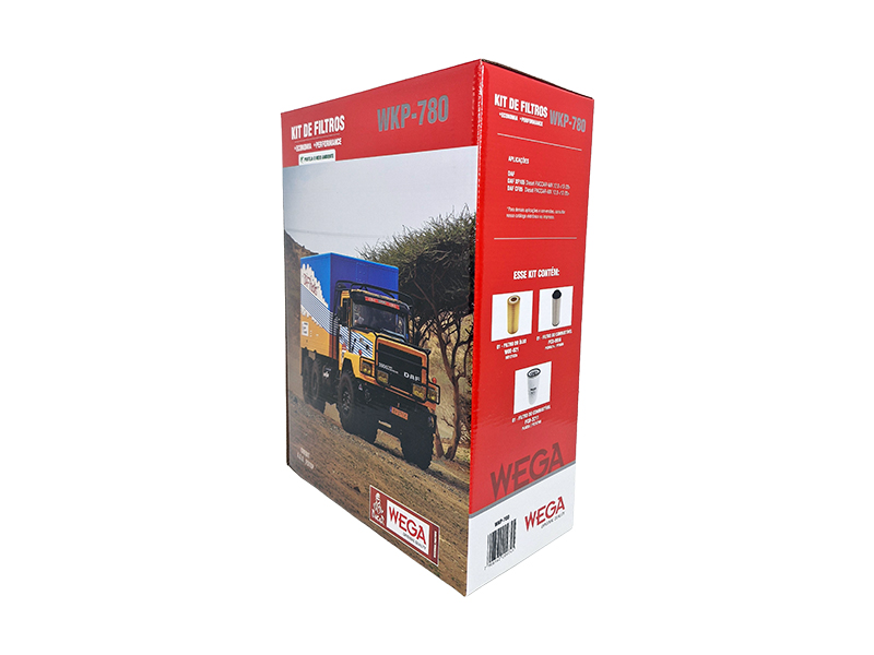 Kit Troca Completa Filtros Oleo 2 Combustível Sep Agua DAF CF85 XF105 MX12.9 12/20 - Wega - WKP-780