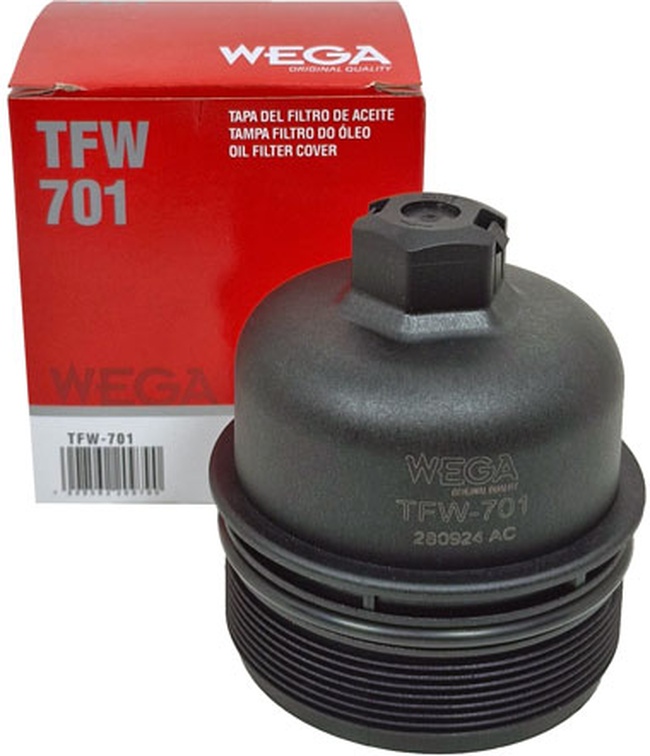 Tampa do Filtro de Óleo Lubrificante para Citroen Jumpy e Peugeot Expert - Wega - TFW-701