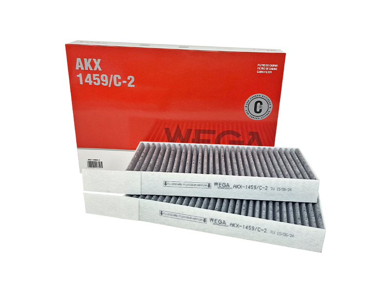FIltro de Ar Condicionado Cabine com Carvão Ativado - Wega - AKX-1459/C-2