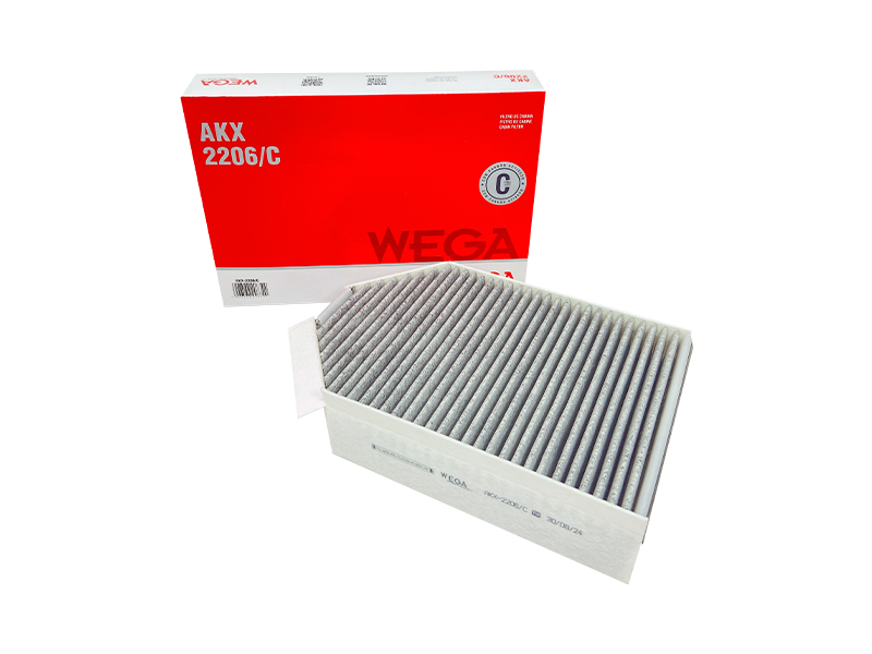Filtro de Ar da Cabine com Carvão Ativado para Jaguar F-Type - Wega - AKX-2206/C