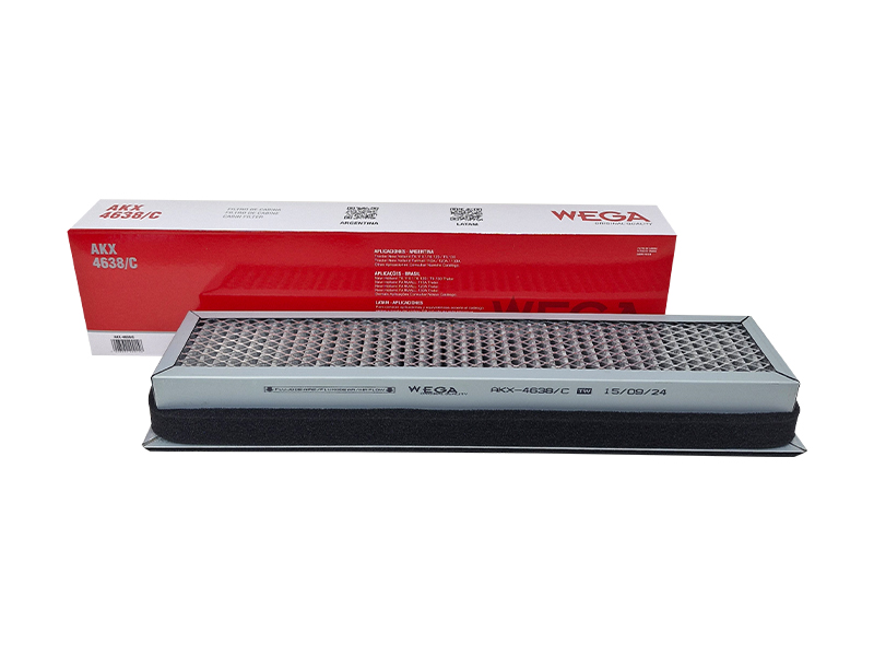 FIltro de Ar Condicionado Cabine com Carvão Ativado - Wega - AKX-4638/C