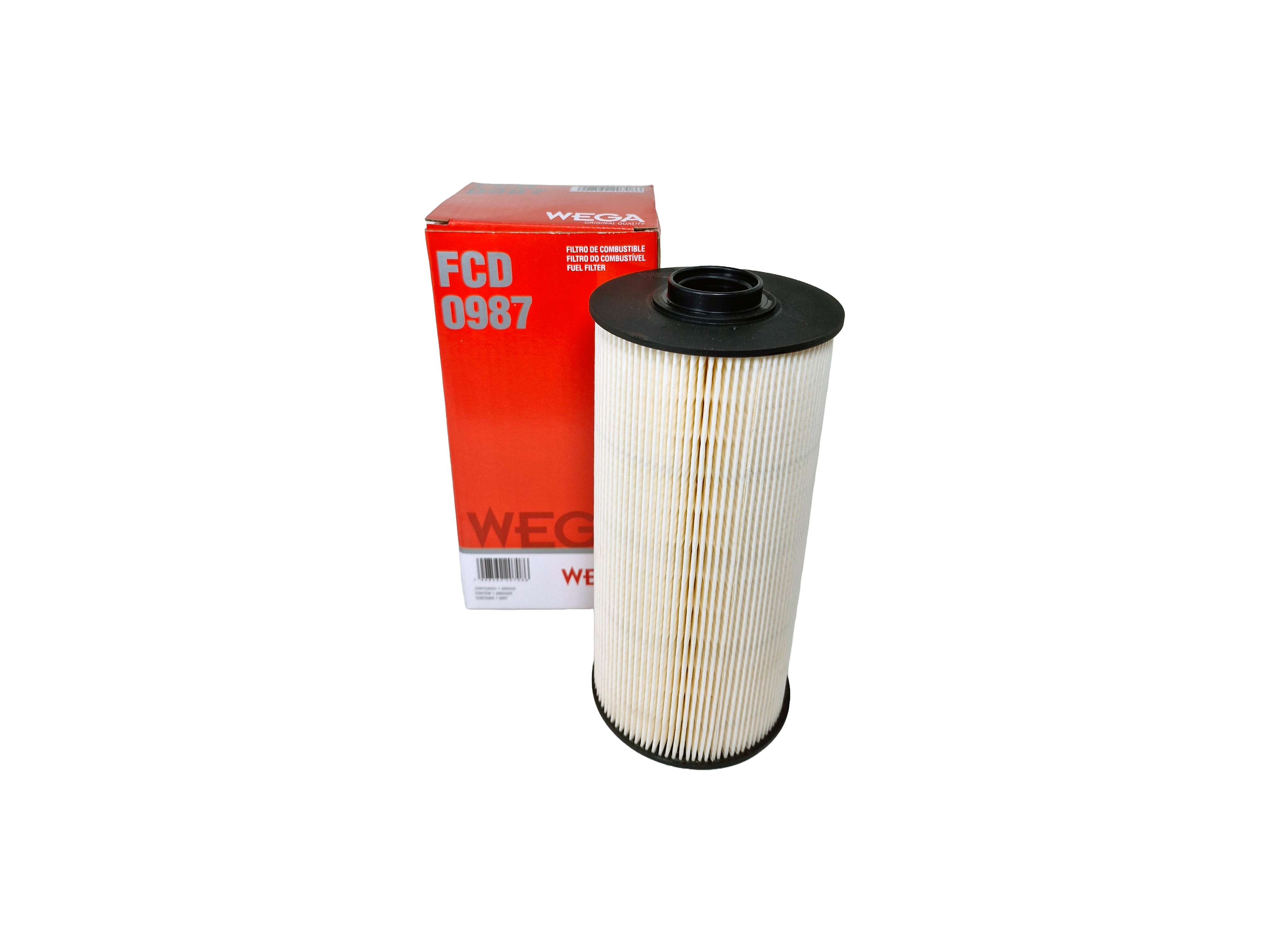 Filtro de Combustível Diesel Refil - Wega - FCD-0987