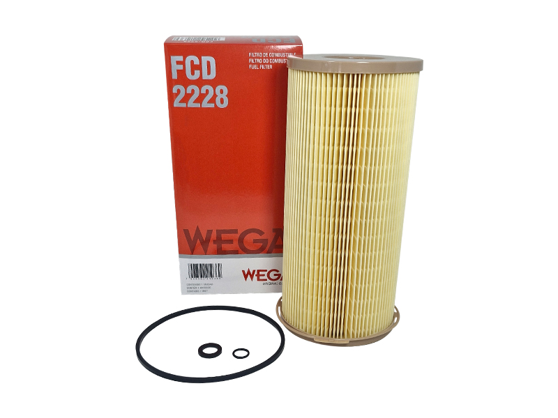 Filtro de Combustível Separador de Água Diesel Refil - Wega - FCD-2228