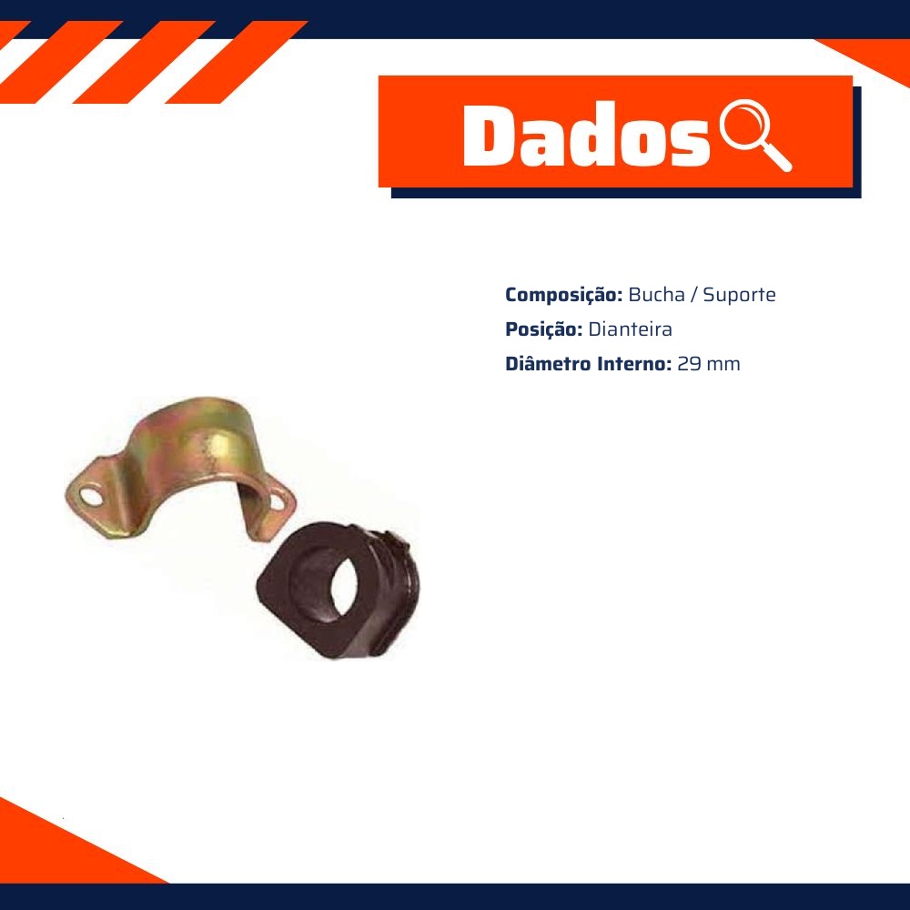Kit da Barra Estabilizadora Dianteira para Chevrolet S10 - Cobra Automotiva - B1009K C