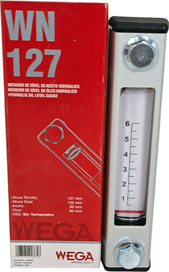 Medidor de Nível de Óleo Hidraulico Visor - Wega - WN-127