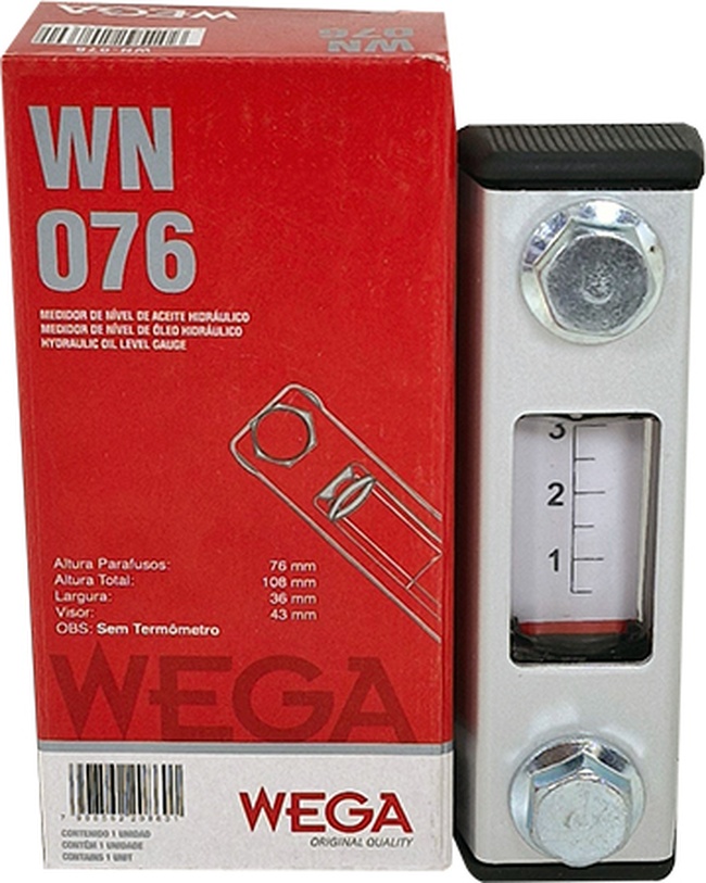 Medidor de Nível de Óleo Hidraulico Visor - Wega - WN-076