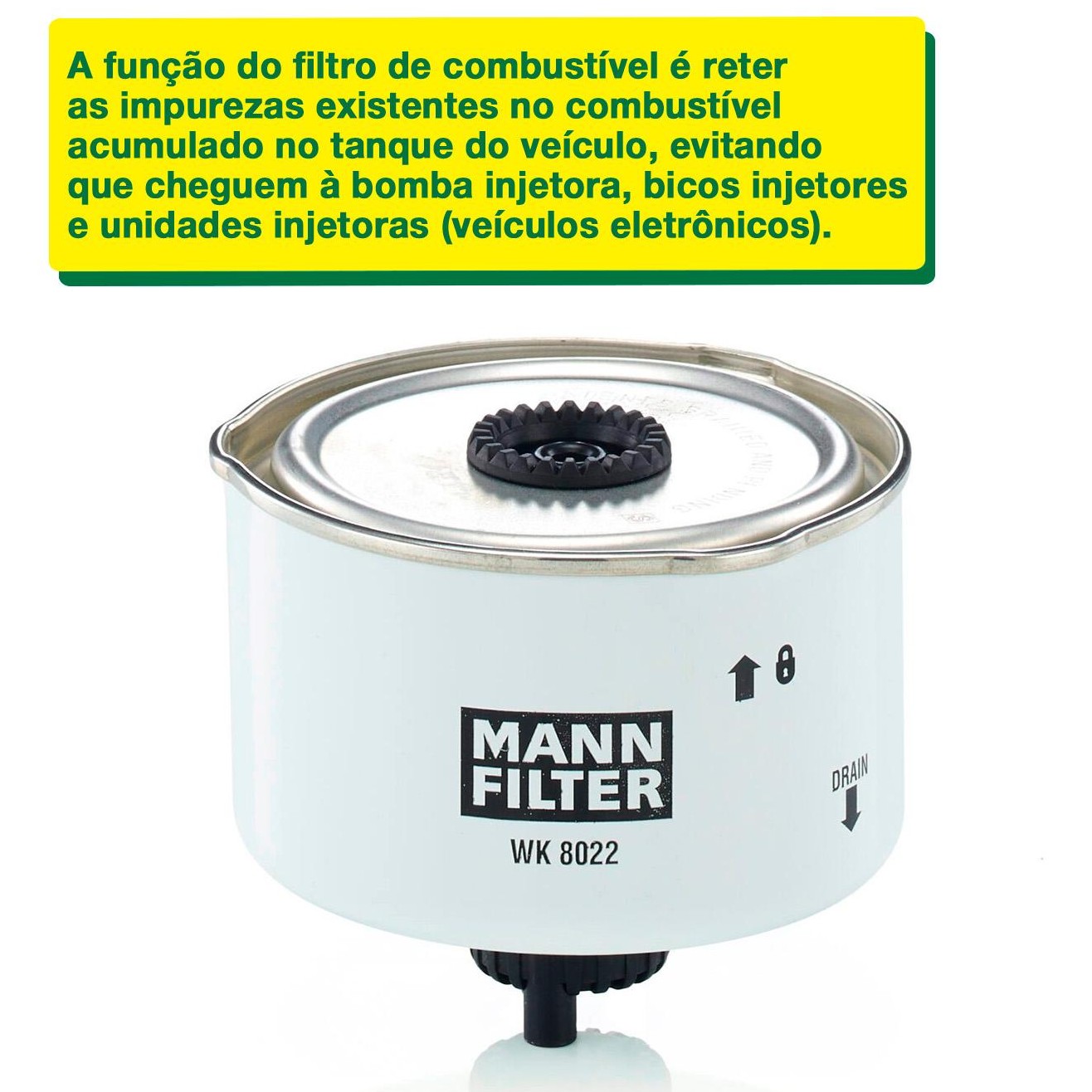 Filtro Blindado de Combustível - Mann-Filter - WK8022X