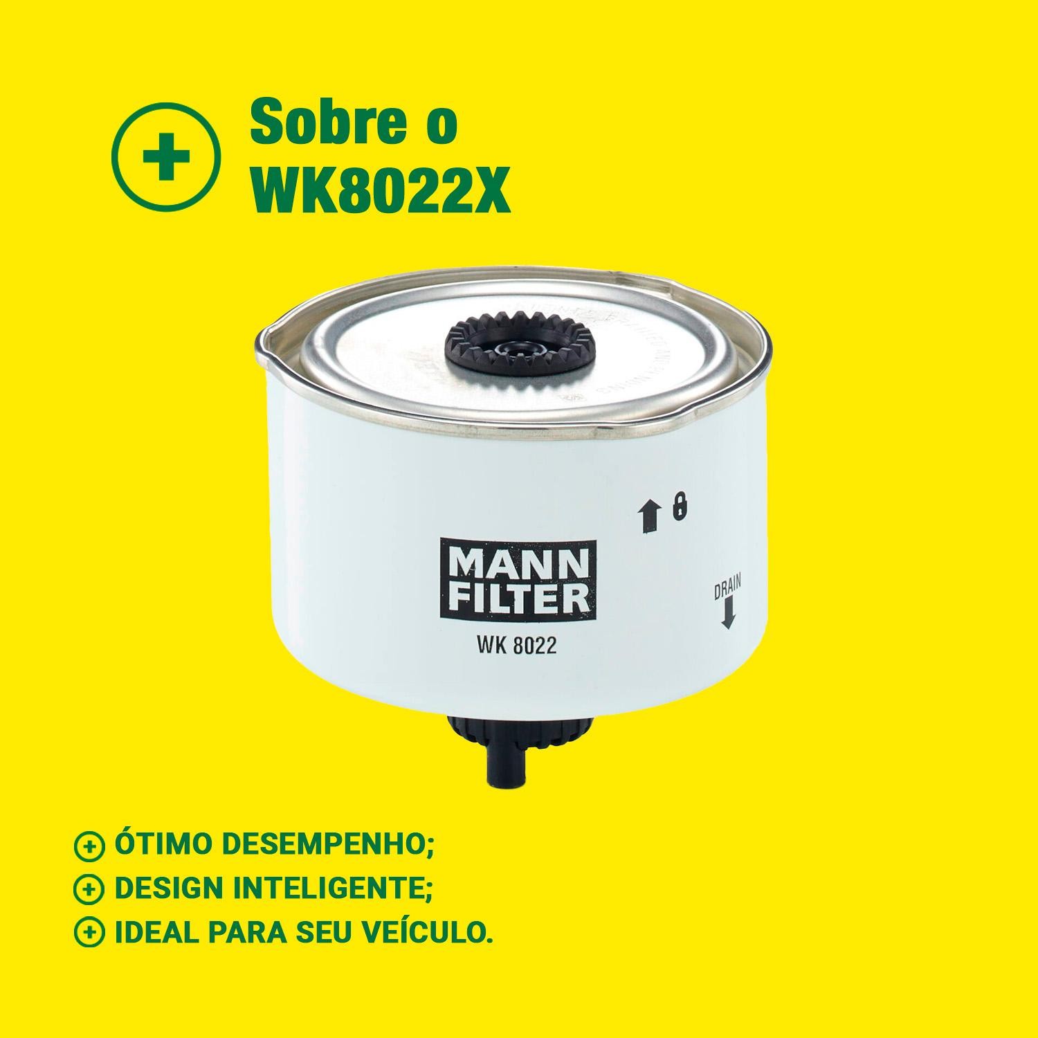 Filtro Blindado de Combustível - Mann-Filter - WK8022X