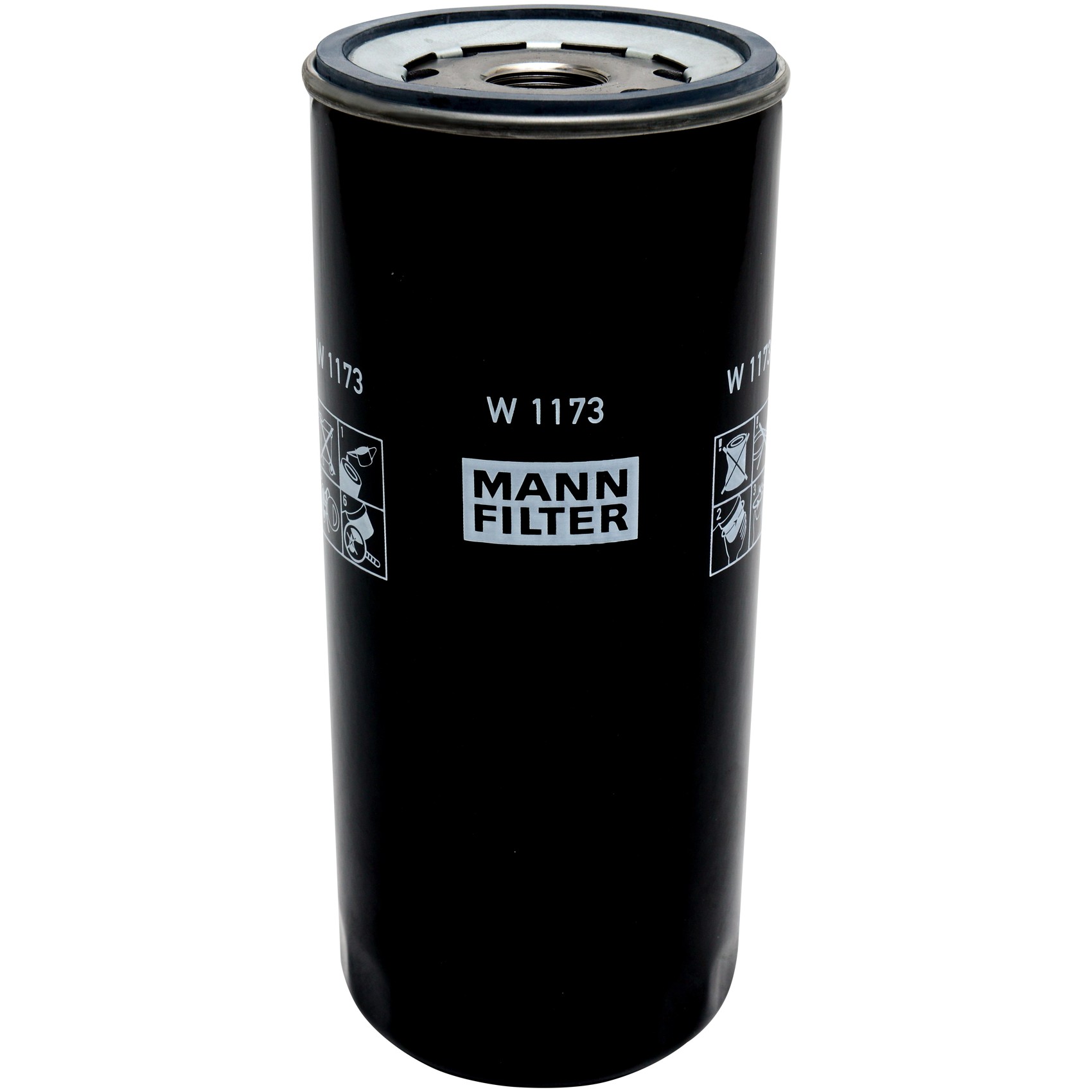 Filtro Blindado de Óleo Lubrificante - Mann-Filter - W1173