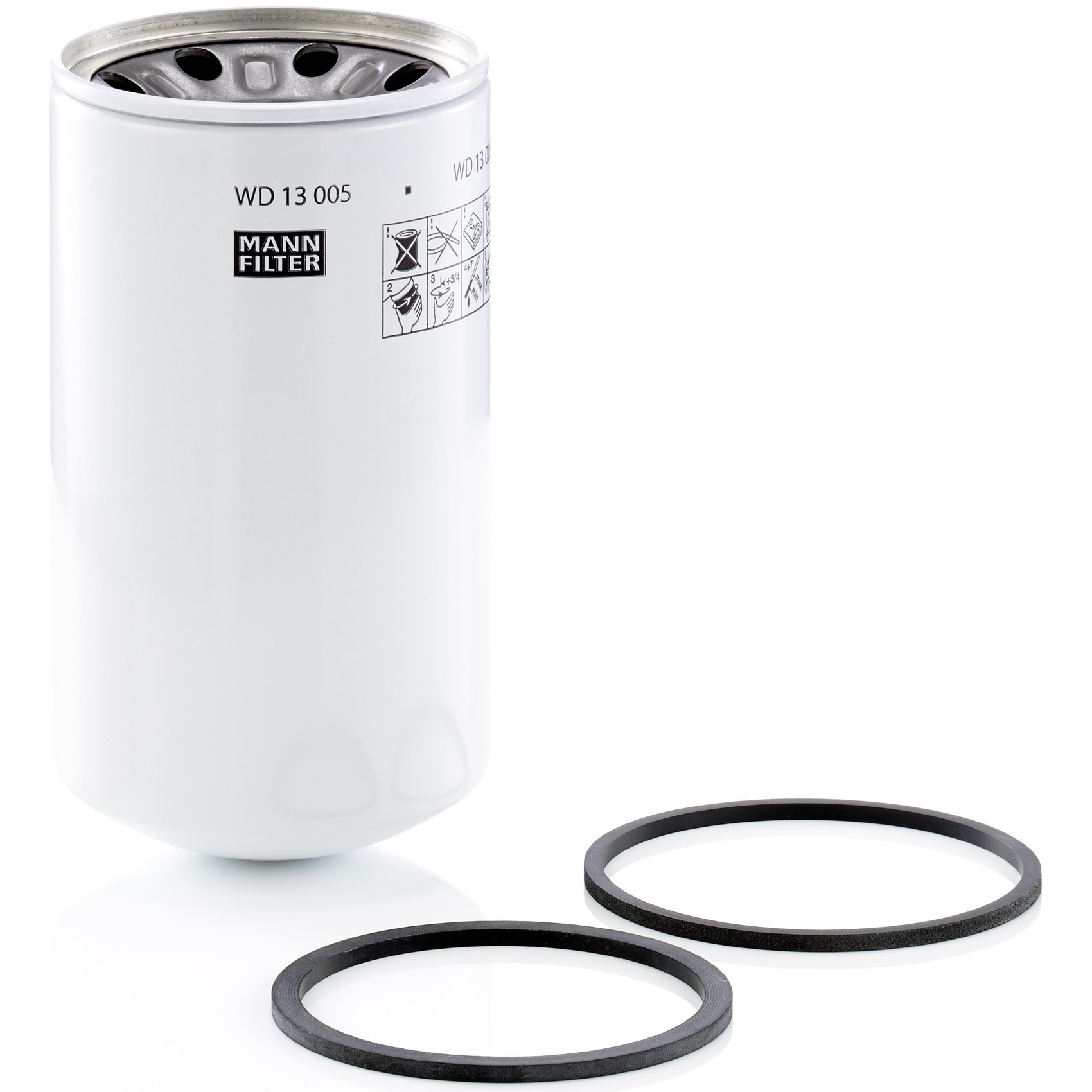 Filtro Blindado de Óleo Hidráulico - Mann-Filter - WD13005X