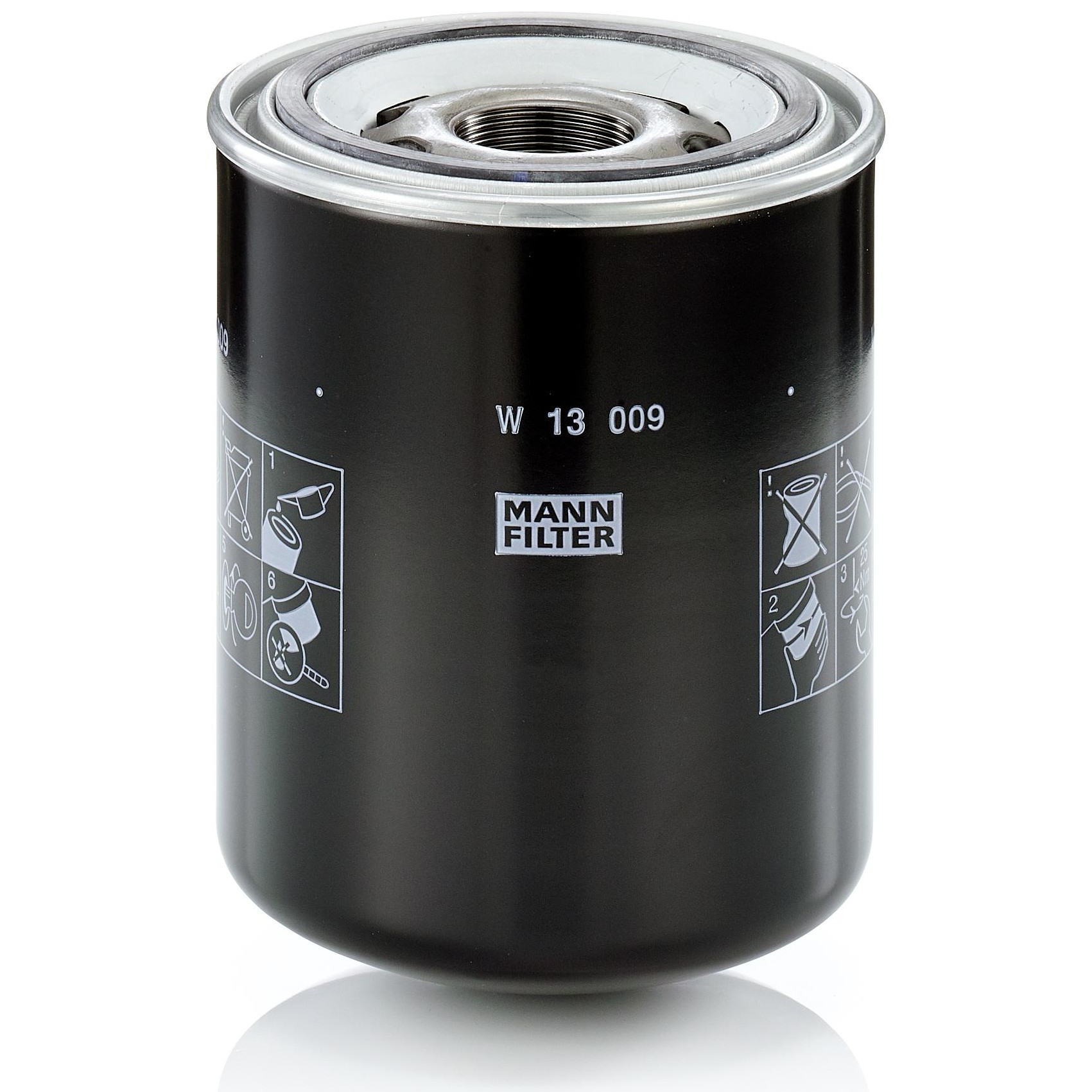 Filtro Blindado de Óleo Hidráulico - Mann-Filter - W13009