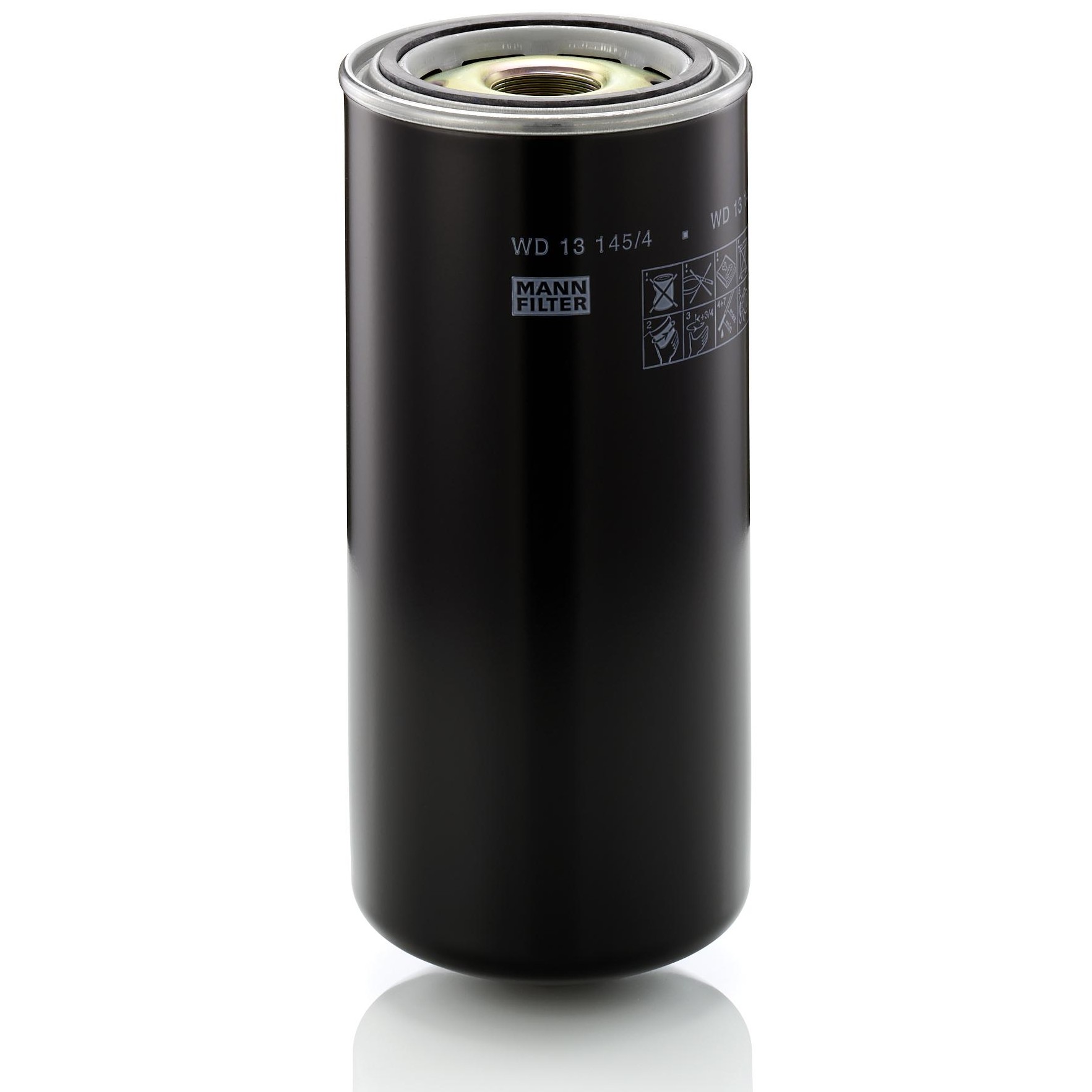 Filtro Blindado de Óleo Lubrificante - Mann-Filter - WD13145/4