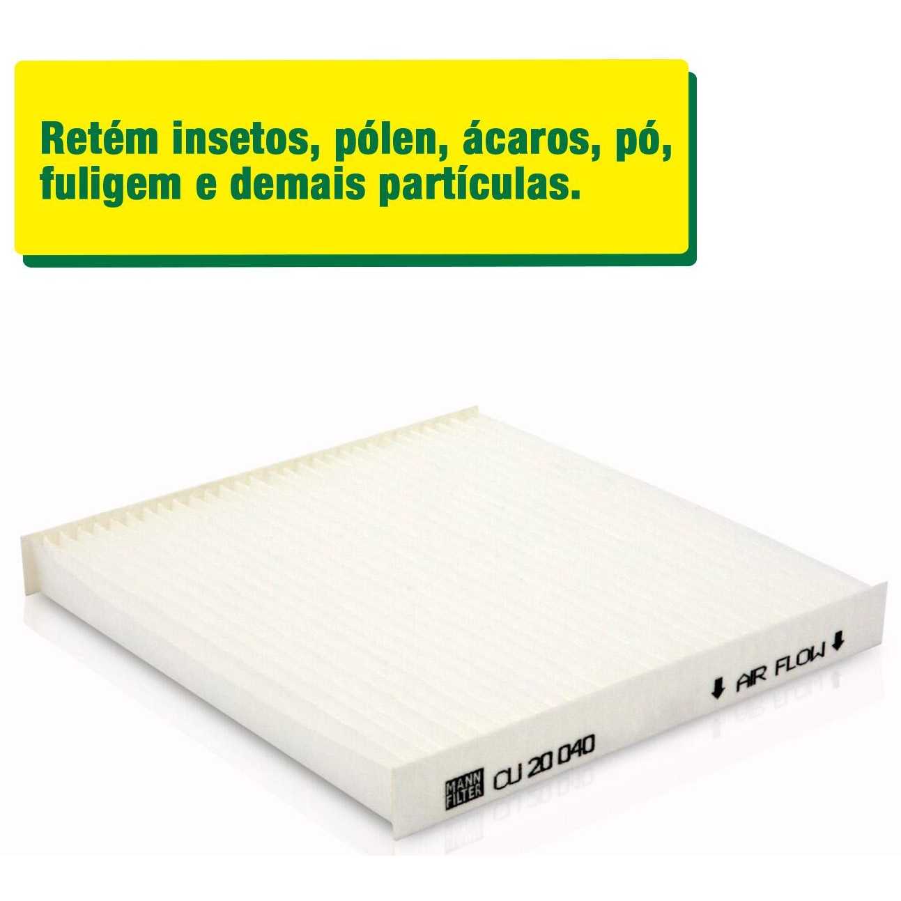 Filtro de Ar da Cabine para Renault Kwid - Mann-Filter - CU20040