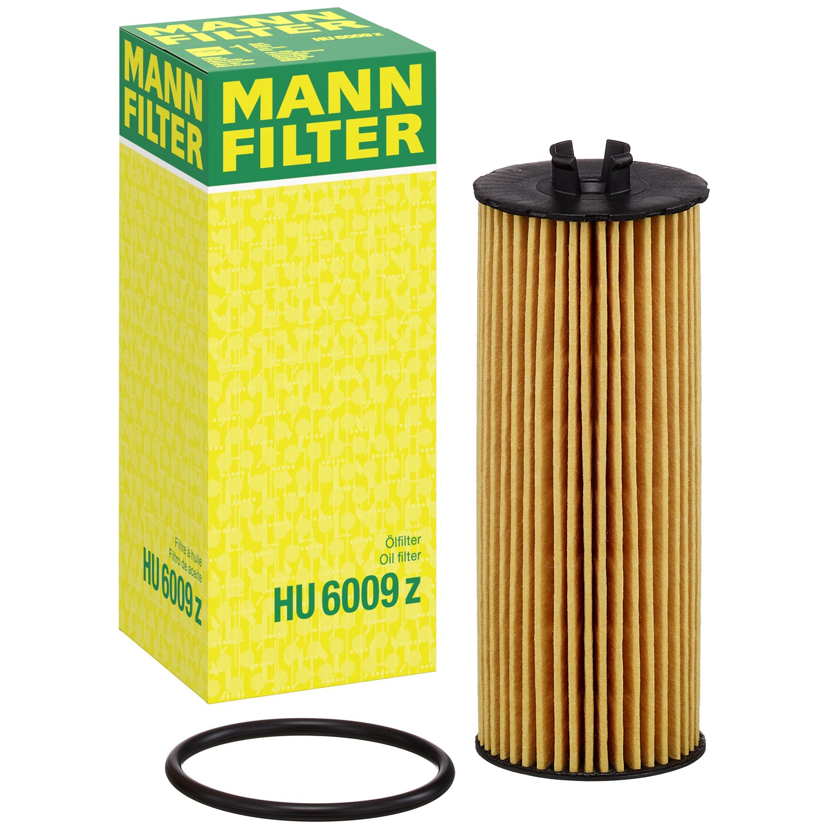 Filtro de Óleo Lubrificante para Jeep Grand Cherokee e Wrangler - Mann-Filter - HU6009Z